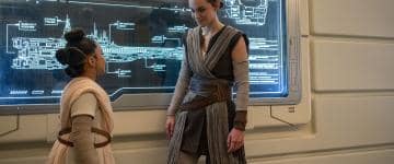 Rey visits young guest at Disney's Galactic Starcruiser